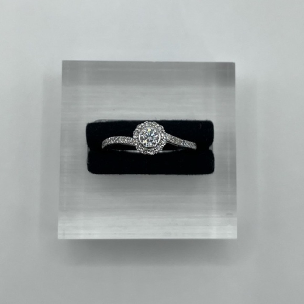 0.50 CT VS1 Lab Diamond Ring 925 Sterling Silver